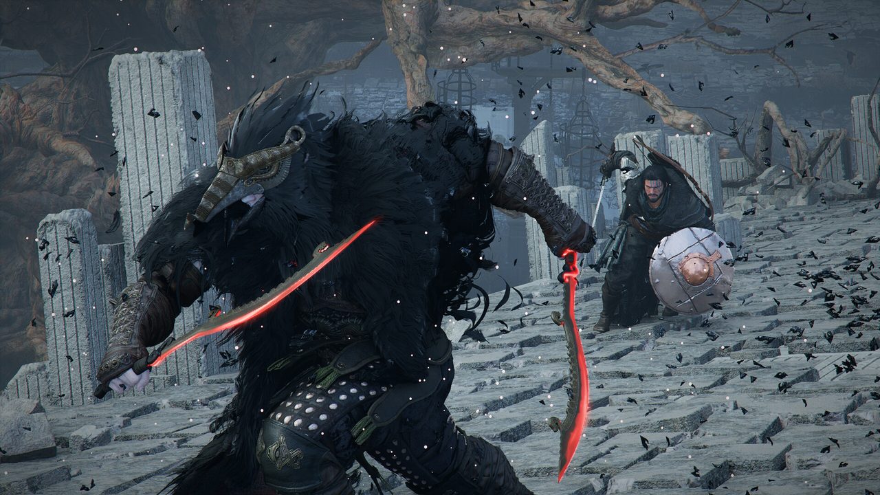 Greymane mercenaries clash with the Black Bears — the two ri