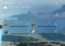 Base Info panel — core interface for managing Pal workers and tasks
