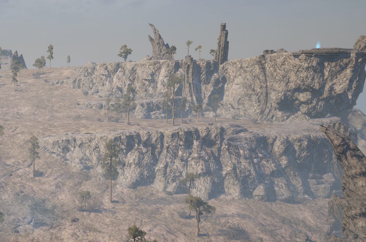 Palworld in-game desert scenery