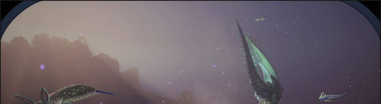 Subnautica 2 leviathan silhouette in deep water